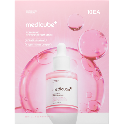 Medicube - PDRN Pink Peptide Serum Mask - Pink - 6pcs Medicube - PDRN Pink Peptide Serum Mask - Pink - 6pcs