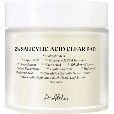 Dr. Althea - 2% Salicylic Acid Clear Pad - 170 g Dr. Althea - 2% Salicylic Acid Clear Pad - 170 g