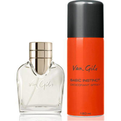 Van Gils - Basic Instinct EDT 40 ml & Deodorant Spray 150 ml Gift Set Van Gils - Basic Instinct EDT 40 ml & Deodorant Spray 150 ml Gift Set
