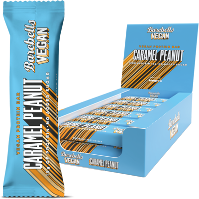 Barebells - Vegan Caramel Peanut - 12x55g Barebells - Vegan Caramel Peanut - 12x55g
