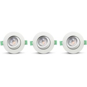 Llitt: Ellen Infälld downlight Dim-to-Warm 520lm IP65 3-pack Vit Llitt: Ellen Infälld downlight Dim-to-Warm 520lm IP65 3-pack Vit