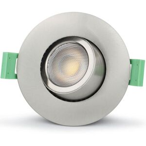 Llitt: Sanna Dimbar Infälld downlight 3000K/4000K 520lm IP65 1-pack Borstad stål Llitt: Sanna Dimbar Infälld downlight 3000K/4000K 520lm IP65 1-pack Borstad stål