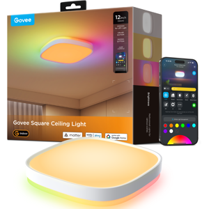 Govee - Square Smart Ceiling Light 12inch Govee - Square Smart Ceiling Light 12inch