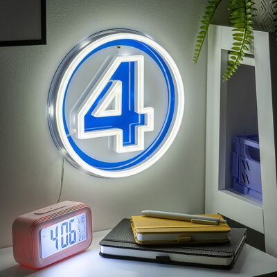 PALADONE Fantastic 4 Wall Mountable LED Neon Light PALADONE Fantastic 4 Wall Mountable LED Neon Light