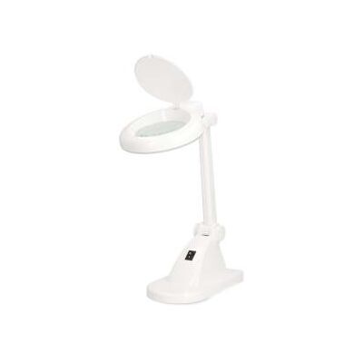 Nedis Förstoringsglas Bordslampa Linsstyrka: 3 + 12 Diopter 6500 K 6 W 400 lm Vit Nedis Förstoringsglas Bordslampa Linsstyrka: 3 + 12 Diopter 6500 K 6 W 400 lm Vit