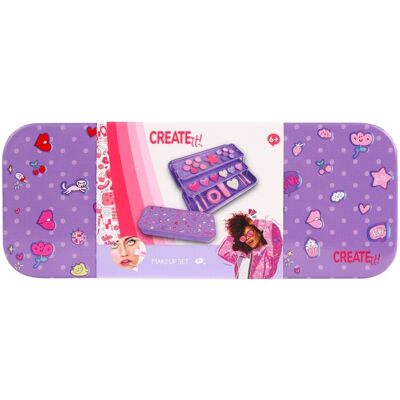 Create It! - 3 Layered Makeup Tin Purple Create It! - 3 Layered Makeup Tin Purple