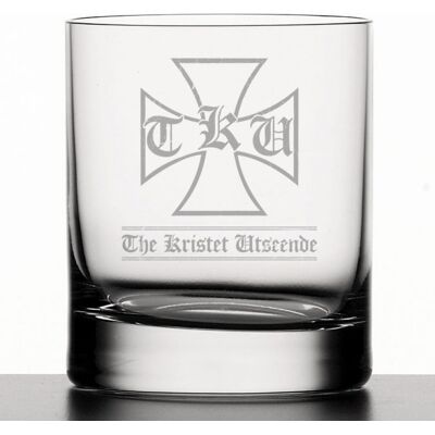 Kristet Utseende: Whiskey Glas Tku Logo Kristet Utseende: Whiskey Glas Tku Logo