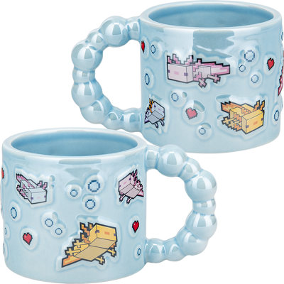 PALADONE Minecraft - Axolotl Shaped Mug PALADONE Minecraft - Axolotl Shaped Mug