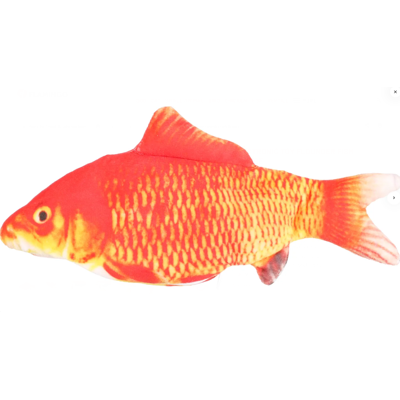 Flamingo Katteleksak, Elektrisk Fisk Flounder, Orange - Katteleke Flamingo Katteleksak, Elektrisk Fisk Flounder, Orange - Katteleke