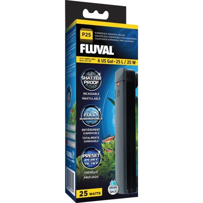 Fluval P25-serien värmare - 24-26°C, 25L akvarium Fluval P25-serien värmare - 24-26°C, 25L akvarium