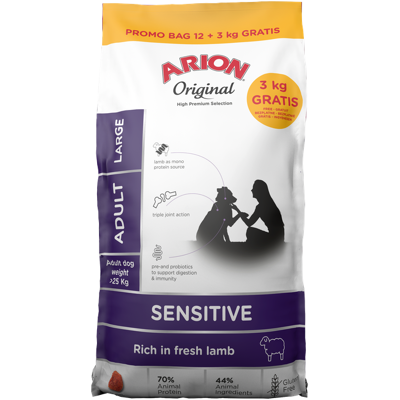 ARION - Original sensitive large 15kg bag - Dogfood ARION - Original sensitive large 15kg bag - Dogfood