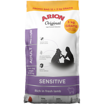ARION - Dogfood - Original sensitive medium 15kg bag ARION - Dogfood - Original sensitive medium 15kg bag