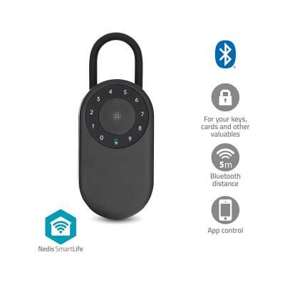 Nedis SmartLife nyckelskåp Bluetooth® Utomhus Siffra IP65 Svart Nedis SmartLife nyckelskåp Bluetooth® Utomhus Siffra IP65 Svart