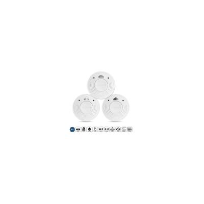 Alecto Rökdetektor med 10 års batteri- och sensortid 3-pack Vit Alecto Rökdetektor med 10 års batteri- och sensortid 3-pack Vit