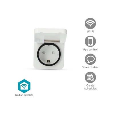 Nedis SmartLife Smart Plug Wi-Fi IP44 Strömmätare 3680 W Jordad kontakt -25 - 55 °C Android(tm) / IOS Grå / Vit 1 st. Nedis SmartLife Smart Plug Wi-Fi IP44 Strömmätare 3680 W Jordad kontakt -25 - 55 °C Android(tm) / IOS Grå / Vit 1 st.