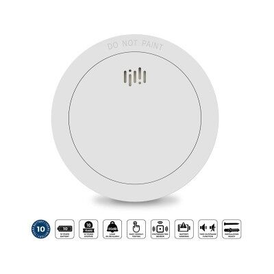 Alecto Rökdetektor med 10 års batteri och sensordrifttid Vit Alecto Rökdetektor med 10 års batteri och sensordrifttid Vit