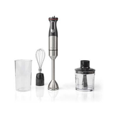 Nedis Stavmixer 800 W Hastighetsinställningar: Variabel hastighetskontroll Chopper Aluminium / Svart Nedis Stavmixer 800 W Hastighetsinställningar: Variabel hastighetskontroll Chopper Aluminium / Svart