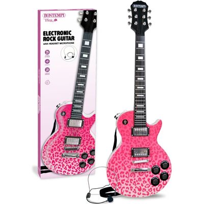 Bontempi - Pink electric rock guitar Bontempi - Pink electric rock guitar