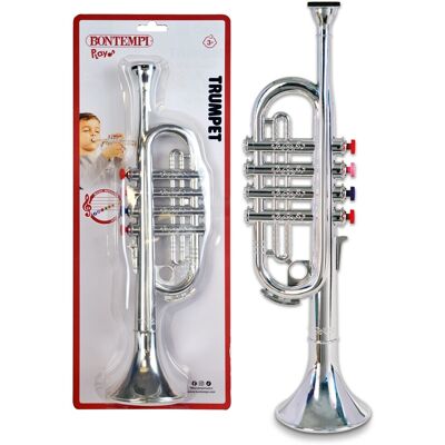 Bontempi - Silver Plastic Trumpet Bontempi - Silver Plastic Trumpet