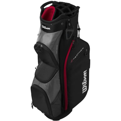 Wilson - Feather Cartbag - Black/Red/Grey Wilson - Feather Cartbag - Black/Red/Grey