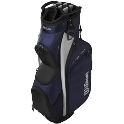 Wilson - Feather Cartbag - Navy/Silver Wilson - Feather Cartbag - Navy/Silver
