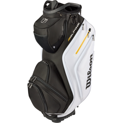Wilson - Alpine Cart Bag - Black/White/Orange Wilson - Alpine Cart Bag - Black/White/Orange