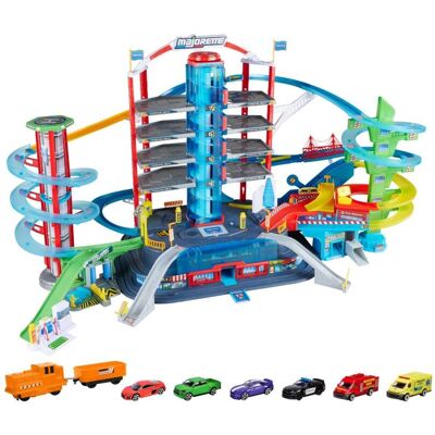 Majorette - Super City Garage + 6 Vehicles Majorette - Super City Garage + 6 Vehicles