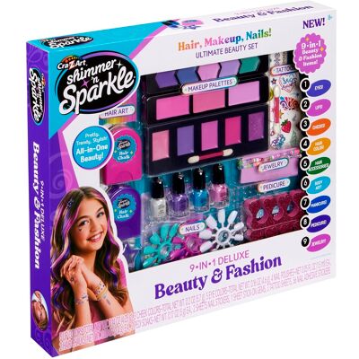 Shimmer n Sparkle - 9 in 1 Deluxe Beauty and Fashion Shimmer n Sparkle - 9 in 1 Deluxe Beauty and Fashion