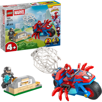 LEGO - Spidey - Spidey on his Motorcycle vs. Rhino LEGO - Spidey - Spidey on his Motorcycle vs. Rhino