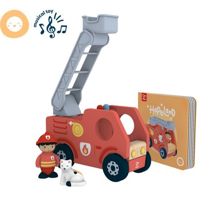 Hape - The Roaring Fire Truck With Sound Hape - The Roaring Fire Truck With Sound