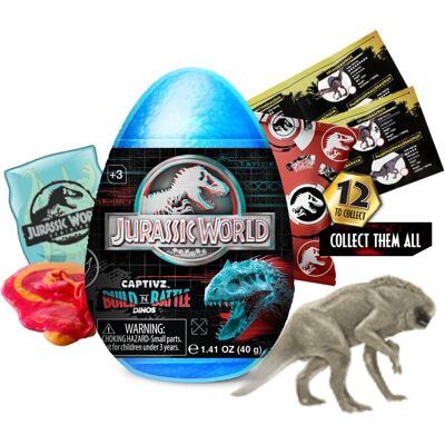 Jurassic World - Slime Egg Science Gone Wrong Asst. Jurassic World - Slime Egg Science Gone Wrong Asst.