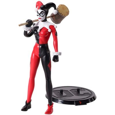 Dc Comics: Harley Quinn Jester Bendyfig Figurine Dc Comics: Harley Quinn Jester Bendyfig Figurine