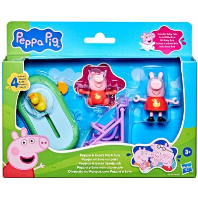 PEPPA PIG 3in Playset Peppa and Evies Park Fun PEPPA PIG 3in Playset Peppa and Evies Park Fun