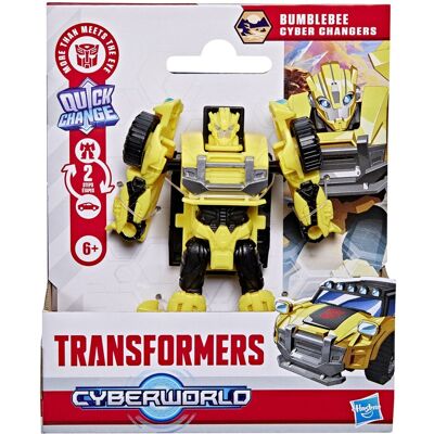 Transformers TRA Cyberworld 4in Cyber changer Bumblebee Offroad Transformers TRA Cyberworld 4in Cyber changer Bumblebee Offroad