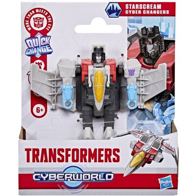 TRA Cyberworld 4in Cyber changer Starscream TRA Cyberworld 4in Cyber changer Starscream
