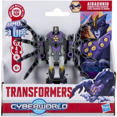 TRA Cyberworld 4in Armored Cyber change Airachnid Classic TRA Cyberworld 4in Armored Cyber change Airachnid Classic