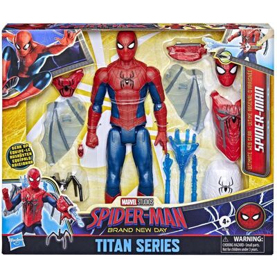 MARVEL Spider-Man BND 12in Web-Tech Spider-Man and Accy MARVEL Spider-Man BND 12in Web-Tech Spider-Man and Accy