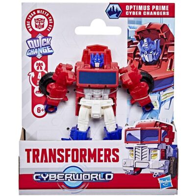 Transformers TRA Cyberworld 4in Cyber changer Optimus Prime Classic Transformers TRA Cyberworld 4in Cyber changer Optimus Prime Classic