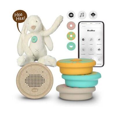 Alecto Baby HeeHee + gosedjurskanin - Chattknapp, gör ditt gosedjur till en interaktiv vän Alecto Baby HeeHee + gosedjurskanin - Chattknapp, gör ditt gosedjur till en interaktiv vän