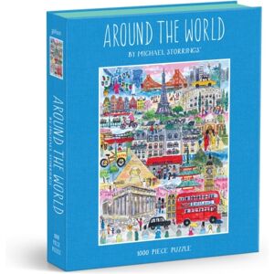 Galison Michael Storrings Around the World 1000pc Book Puzzle Galison Michael Storrings Around the World 1000pc Book Puzzle