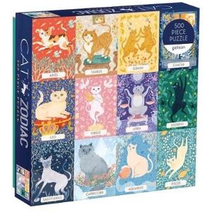 Galison Cat Zodiac 500 Piece Puzzle Galison Cat Zodiac 500 Piece Puzzle