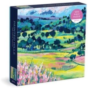 Galison Painted Hills 500 Pc Pussel Galison Painted Hills 500 Pc Pussel