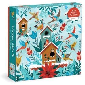 Galison Winter Perch 500 Piece Puzzle Galison Winter Perch 500 Piece Puzzle