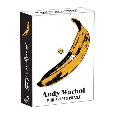 Galison Andy Warhol Mini Shaped Puzzle Banana Galison Andy Warhol Mini Shaped Puzzle Banana