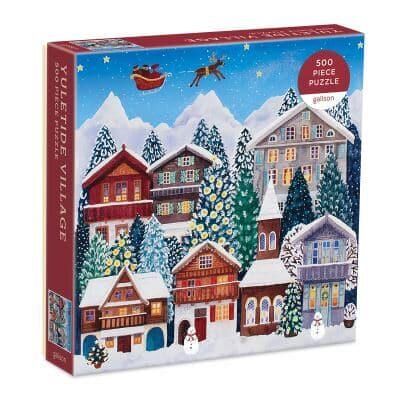 Galison Yuletide Village 500 Piece Puzzle Galison Yuletide Village 500 Piece Puzzle