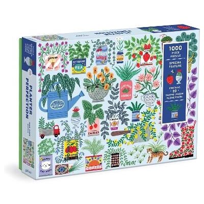 Galison Planter Perfection 1000 Piece Puzzle With Shaped Pieces Galison Planter Perfection 1000 Piece Puzzle With Shaped Pieces