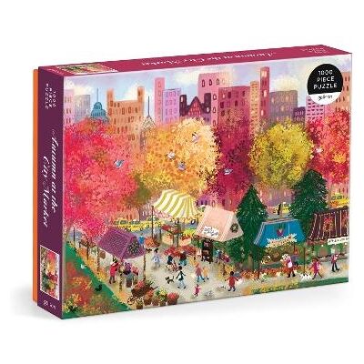 Joy Laforme Autumn At the City Market 1000 Piece Puzzle Joy Laforme Autumn At the City Market 1000 Piece Puzzle