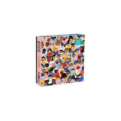 Galison Book Club 1000 Piece Puzzle in a Square Box Galison Book Club 1000 Piece Puzzle in a Square Box