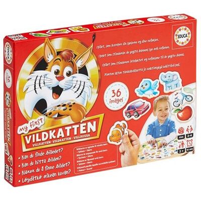 Educa Min Första Vildkatt - Brädspel för Barn Educa Min Första Vildkatt - Brädspel för Barn