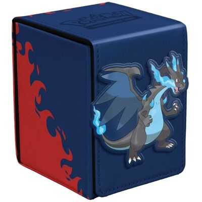 Pokémon - Flip Deck Box Poke - Mega Charizard X Pokémon - Flip Deck Box Poke - Mega Charizard X